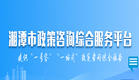 湘潭市政策咨詢綜合服務平臺